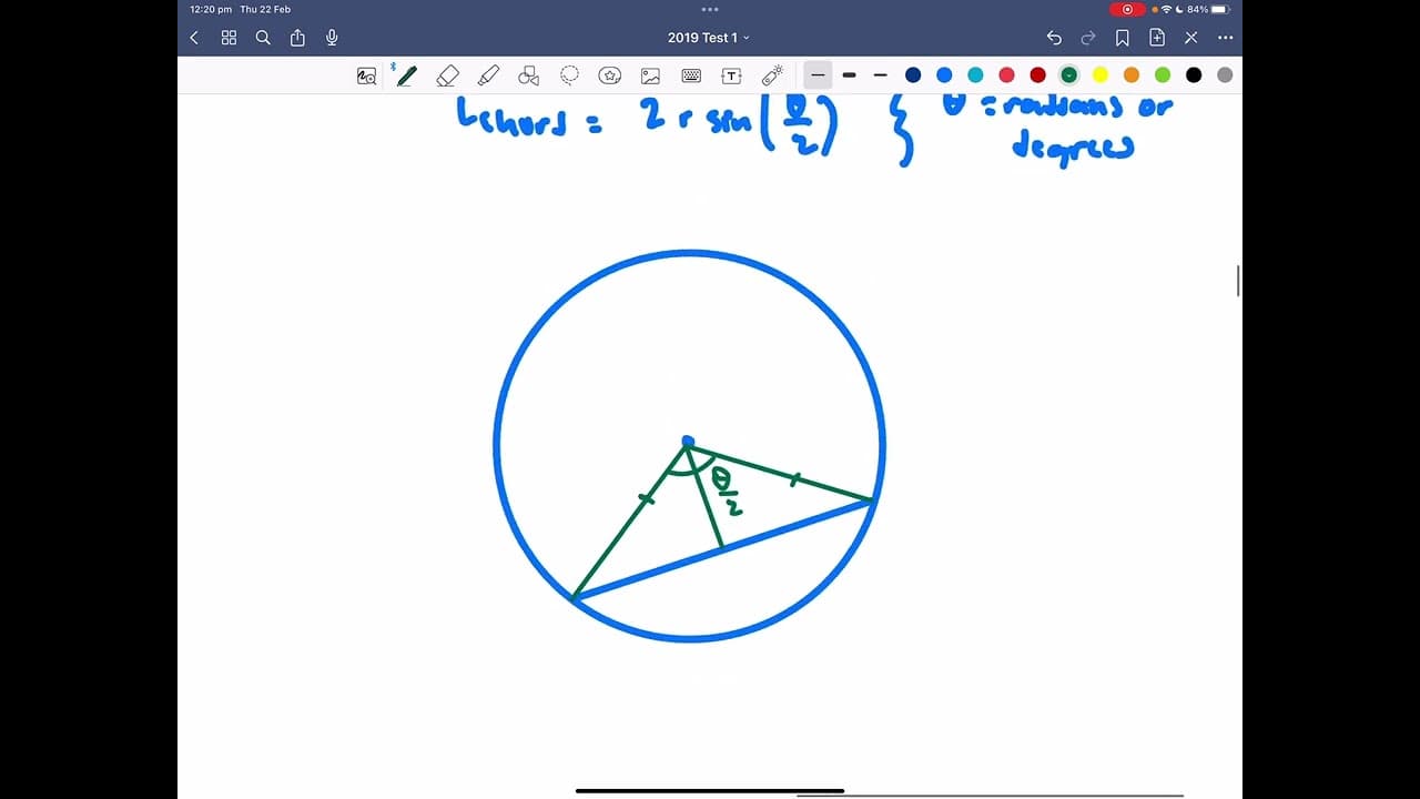 Mathematics Methods Year 11: Trigonometry I Test
